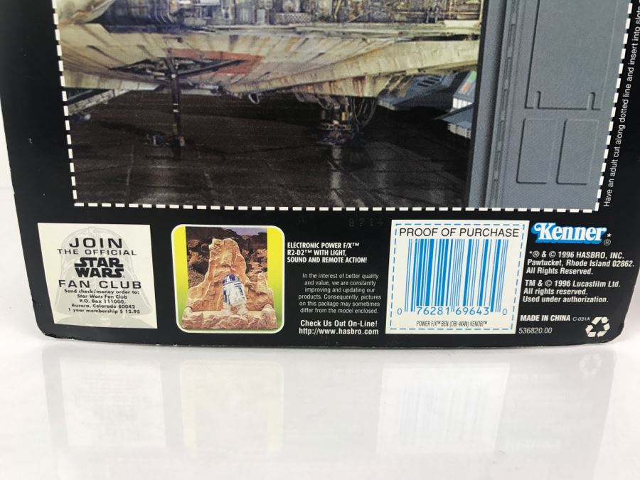 STAR WARS The Power Of The Force Ben (Obi-Wan) Kenobi Electronic Power F/X Kenner Hasbro 1996 New On Card [Photo 9]