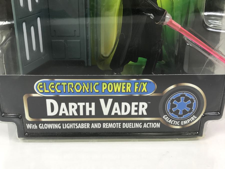 STAR WARS The Power Of The Force Darth Vader Electronic Power F/X Kenner Hasbro 1996 New On Card [Photo 4]