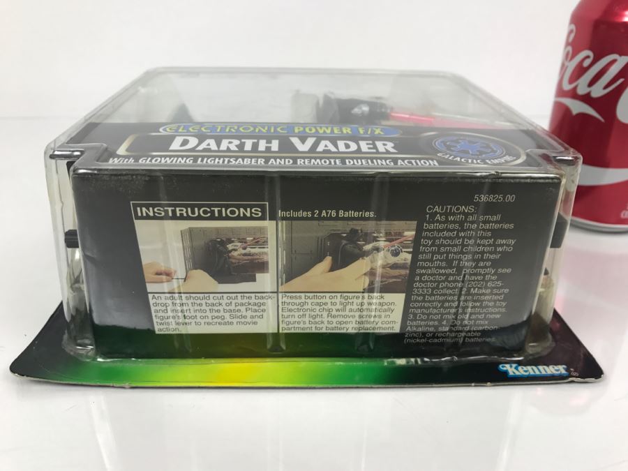 STAR WARS The Power Of The Force Darth Vader Electronic Power F/X Kenner Hasbro 1996 New On Card [Photo 11]