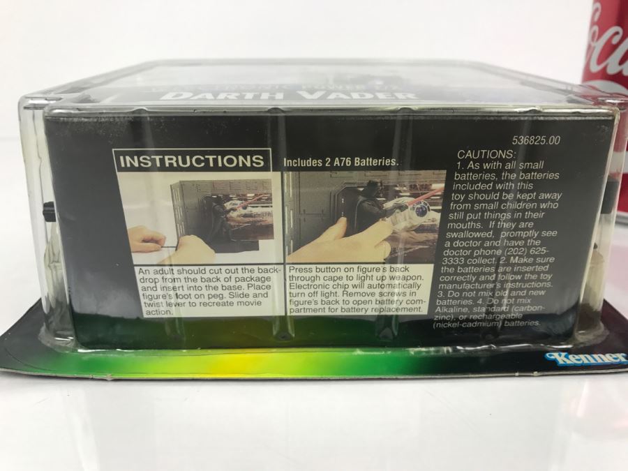 STAR WARS The Power Of The Force Darth Vader Electronic Power F/X Kenner Hasbro 1996 New On Card [Photo 12]