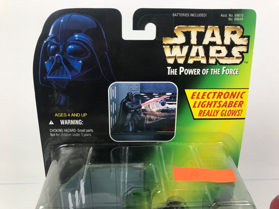 STAR WARS The Power Of The Force Darth Vader Electronic Power F/X Kenner Hasbro 1996 New On Card [Photo 5]
