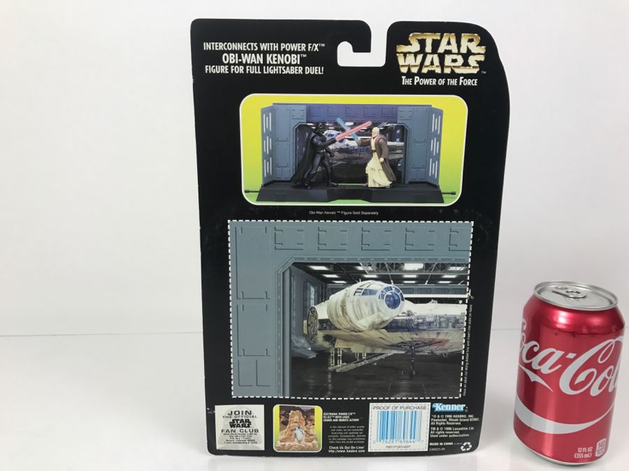 STAR WARS The Power Of The Force Darth Vader Electronic Power F/X Kenner Hasbro 1996 New On Card [Photo 7]