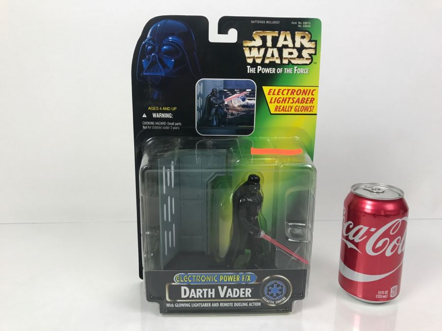 STAR WARS The Power Of The Force Darth Vader Electronic Power F/X Kenner Hasbro 1996 New On Card