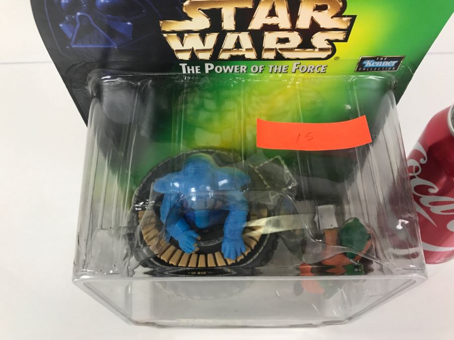 STAR WARS The Power Of The Force Max Rebo Band Pairs- Max Rebo and Doda Bodonawieedo Kenner Hasbro 1998 New On Card [Photo 3]