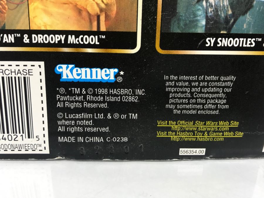 STAR WARS The Power Of The Force Max Rebo Band Pairs- Max Rebo and Doda Bodonawieedo Kenner Hasbro 1998 New On Card [Photo 11]