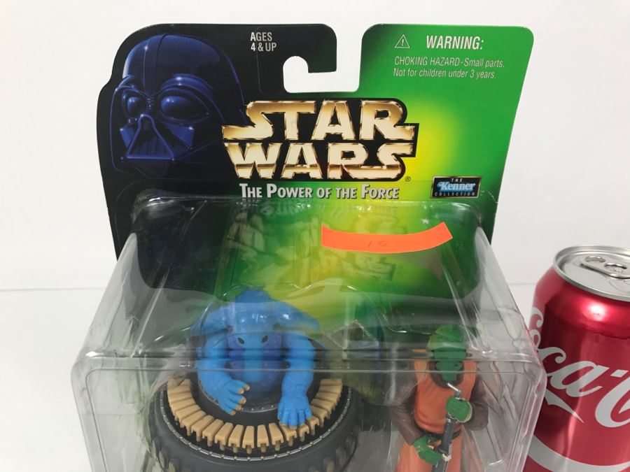 STAR WARS The Power Of The Force Max Rebo Band Pairs- Max Rebo and Doda Bodonawieedo Kenner Hasbro 1998 New On Card [Photo 2]