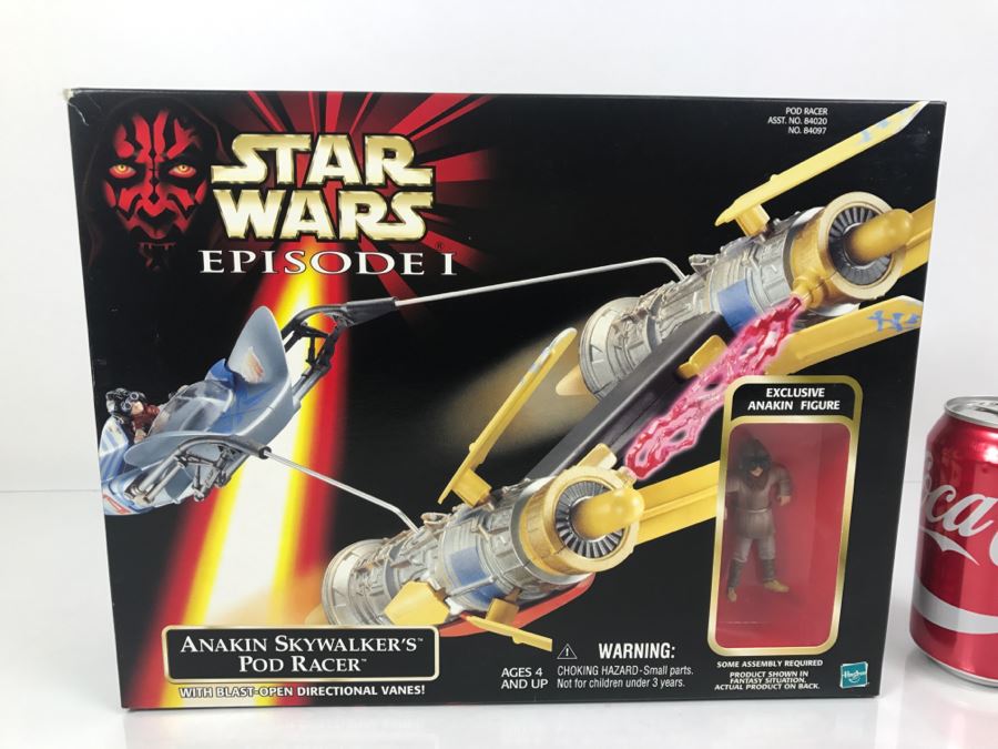 STAR WARS Episode 1 Anakin Skywalker’s Pod Racer Hasbro 1998 84020/84097 New In Box