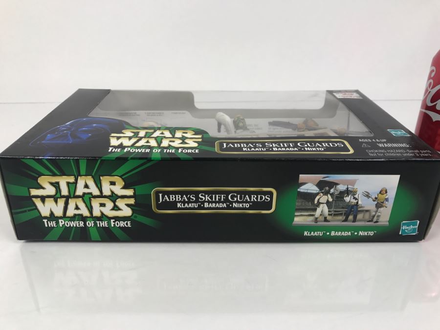 STAR WARS The Power Of The Force Jabba’s Skiff Guards - Klaatu, Barada, Nikto Kenner Hasbro 1998 84035/84061 New In Box [Photo 12]