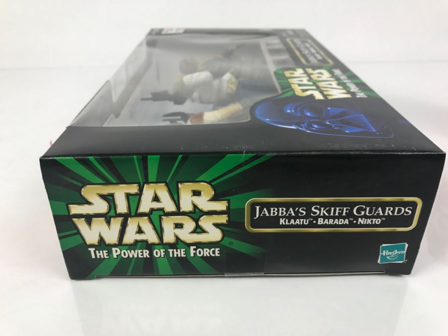 STAR WARS The Power Of The Force Jabba’s Skiff Guards - Klaatu, Barada, Nikto Kenner Hasbro 1998 84035/84061 New In Box [Photo 8]