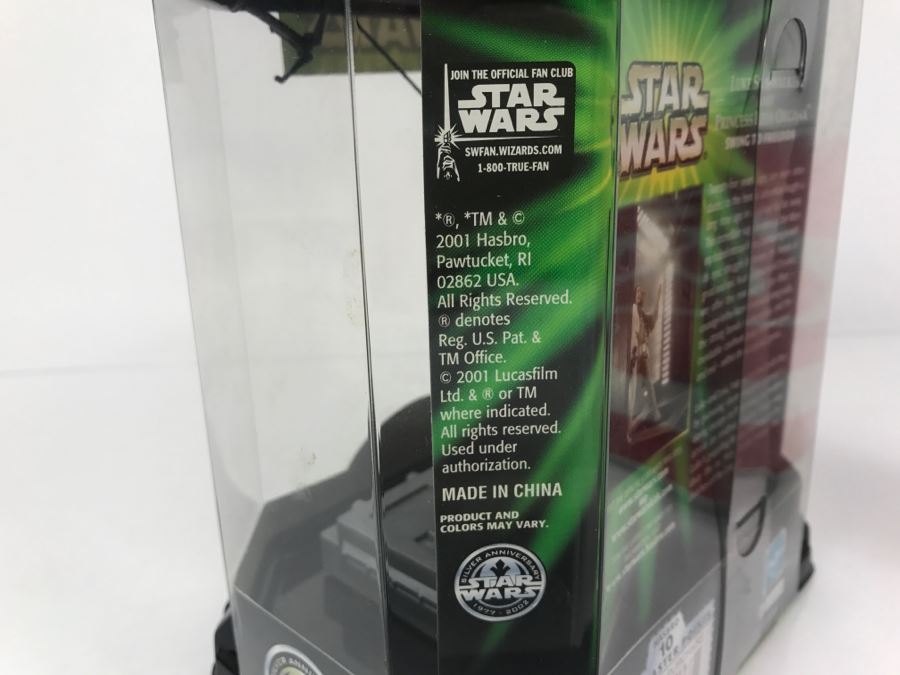 STAR WARS Silver Anniversary Edition Luke Skywalker and Princess Leia Organa Swing to Freedom Hasbro 2001 84668/84485 New In Box [Photo 10]
