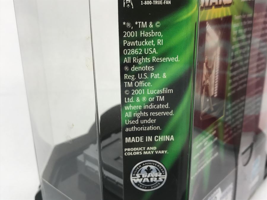 STAR WARS Silver Anniversary Edition Luke Skywalker and Princess Leia Organa Swing to Freedom Hasbro 2001 84668/84485 New In Box [Photo 11]