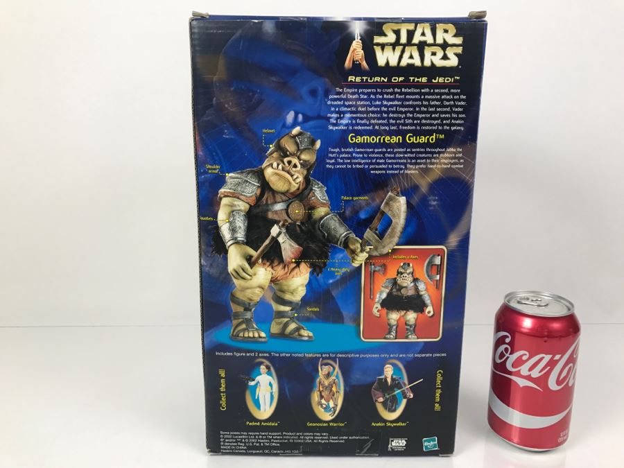STAR WARS Return Of The Jedi Gamorrean Guard Hasbro 2002 New In Box [Photo 10]