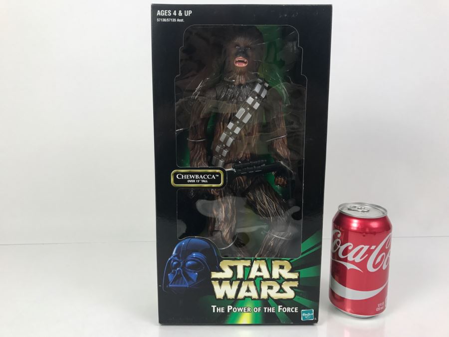 STAR WARS The Power Of The Force Chewbacca Hasbro 1999 57136/57135 New In Box [Photo 1]