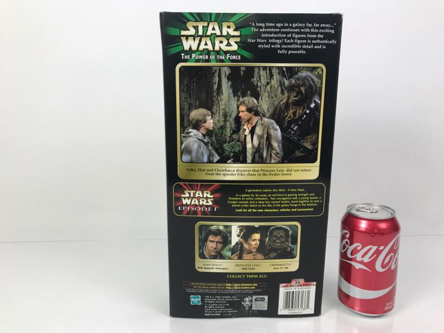 STAR WARS The Power Of The Force Chewbacca Hasbro 1999 57136/57135 New In Box [Photo 8]