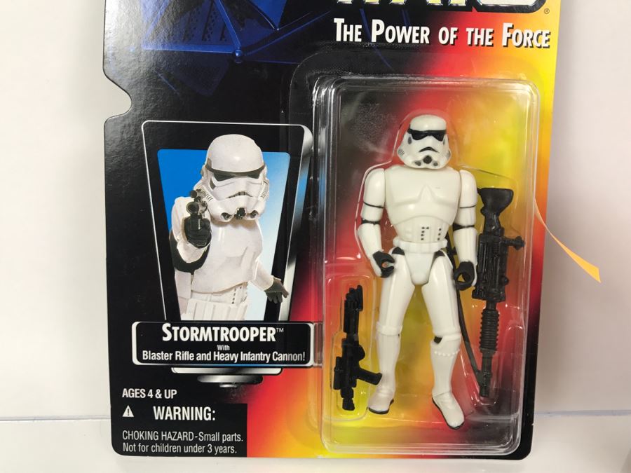 STAR WARS The Power Of The Force Stormtrooper Kenner Tonka Hasbro 1995 69570/69575 New On Card [Photo 3]