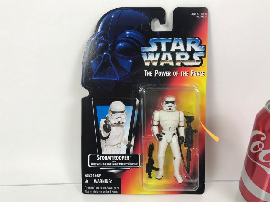 STAR WARS The Power Of The Force Stormtrooper Kenner Tonka Hasbro 1995 69570/69575 New On Card