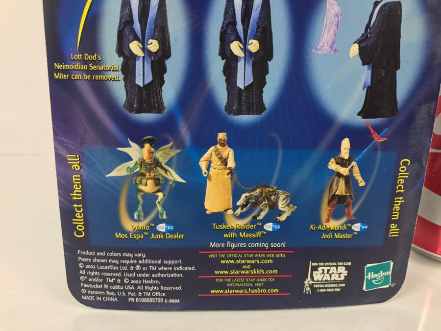 STAR WARS The Phantom Menace Lott Dod Collection 2 Hasbro 2002 New On Card [Photo 8]