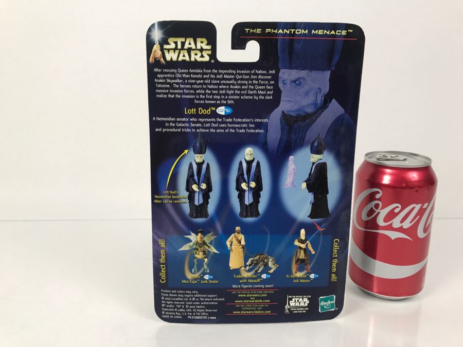 STAR WARS The Phantom Menace Lott Dod Collection 2 Hasbro 2002 New On Card [Photo 6]