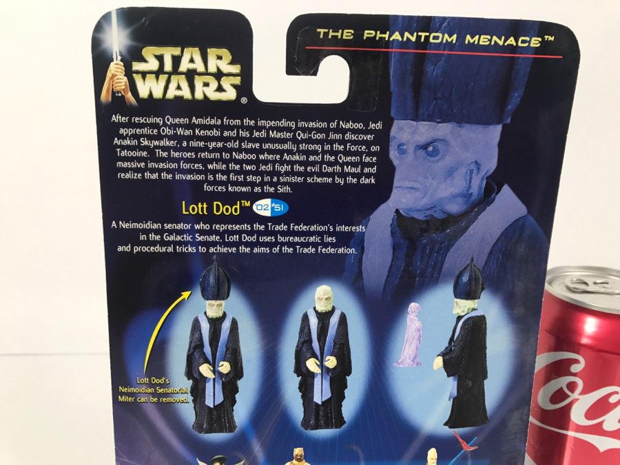 STAR WARS The Phantom Menace Lott Dod Collection 2 Hasbro 2002 New On Card [Photo 7]