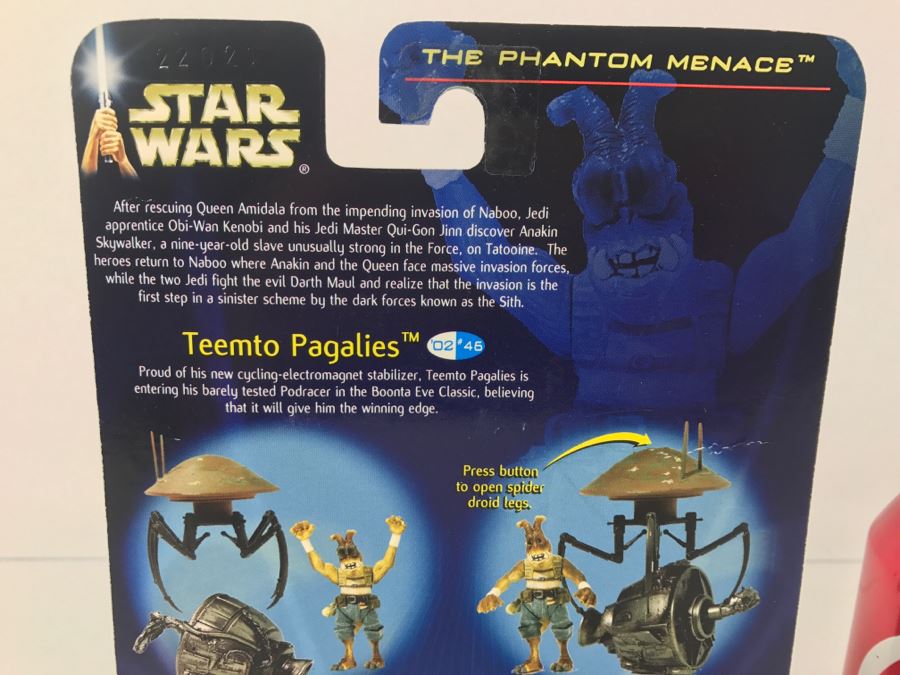 STAR WARS The Phantom Menace Teemto Pagalies Collection 2 Hasbro 2002 New On Card [Photo 8]
