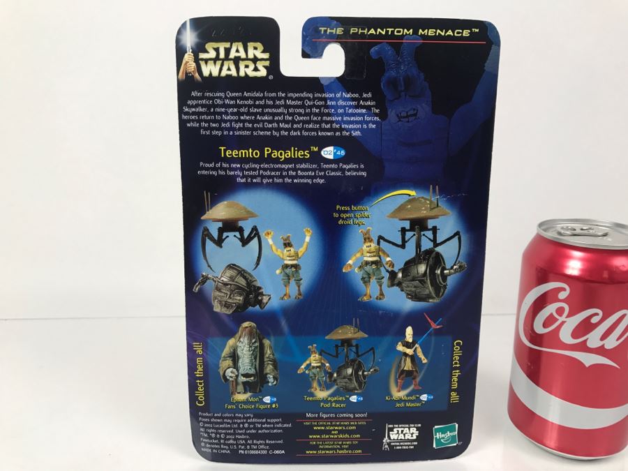 STAR WARS The Phantom Menace Teemto Pagalies Collection 2 Hasbro 2002 New On Card [Photo 7]