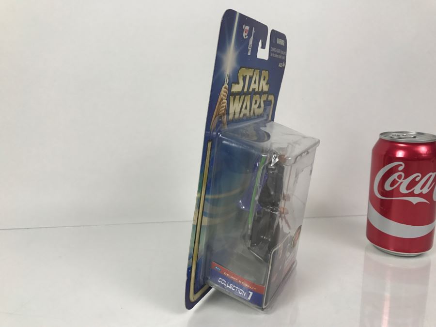 STAR WARS Attack of the Clones Count Dooku Collection 1 Hasbro 2002 New On Card [Photo 5]