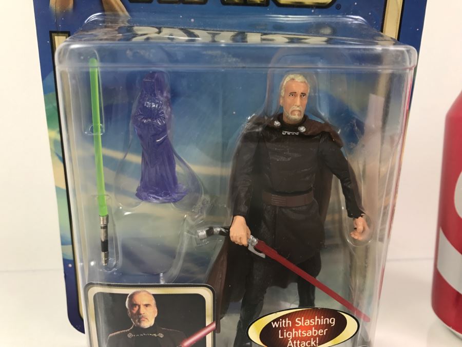STAR WARS Attack of the Clones Count Dooku Collection 1 Hasbro 2002 New On Card [Photo 3]