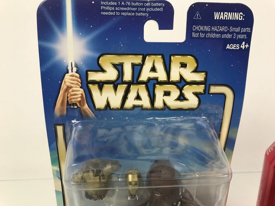 STAR WARS The Empire Strikes Back Chewbacca With Electronic C-3PO Collection 1 Hasbro 2002 New On Card [Photo 5]