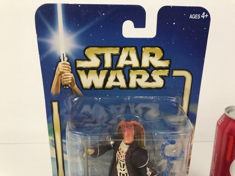 STAR WARS Attack of the Clones Jar Jar Binks Collection 2 Hasbro 2001 New On Card [Photo 5]