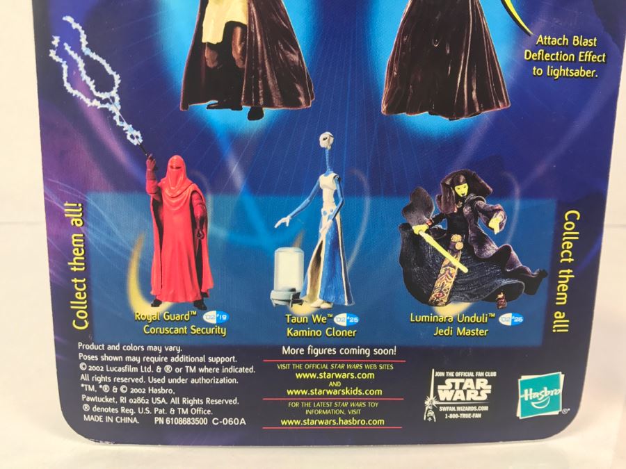 STAR WARS The Phantom Menace Qui-Gon Jinn Collection 2 Hasbro 2002 New On Card [Photo 9]
