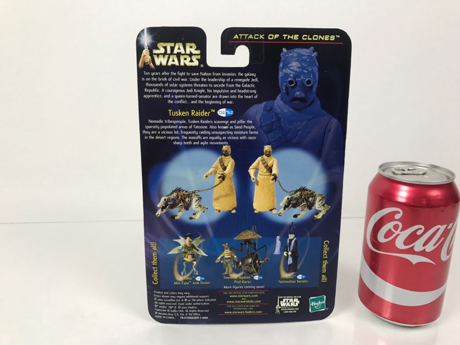 STAR WARS Attack of the Clones Tusken Raider Collection 2 Hasbro 2002 New On Card [Photo 9]