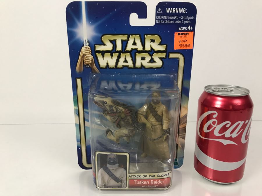 STAR WARS Attack of the Clones Tusken Raider Collection 2 Hasbro 2002 New On Card [Photo 1]