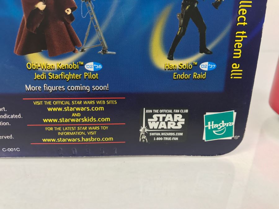 STAR WARS Return Of The Jedi Han Solo With Quick-Draw Action Collection 1 Hasbro 2002 New On Card [Photo 10]