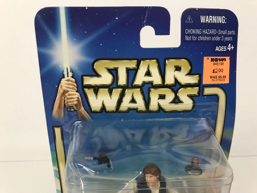 STAR WARS Return Of The Jedi Han Solo With Quick-Draw Action Collection 1 Hasbro 2002 New On Card [Photo 6]