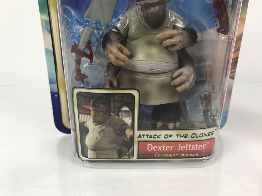 STAR WARS Attack of the Clones Dexter Jettster Collection 2 Hasbro 2002 New On Card [Photo 5]