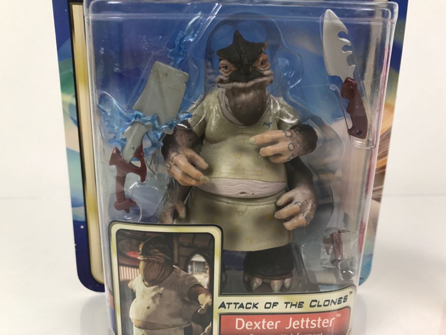 STAR WARS Attack of the Clones Dexter Jettster Collection 2 Hasbro 2002 New On Card [Photo 2]