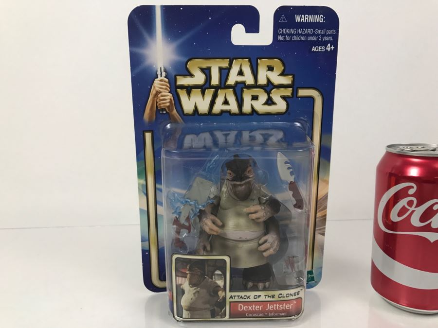 STAR WARS Attack of the Clones Dexter Jettster Collection 2 Hasbro 2002 New On Card [Photo 1]