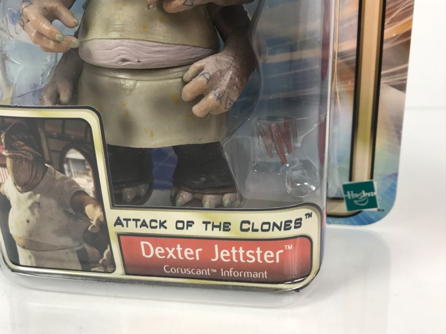 STAR WARS Attack of the Clones Dexter Jettster Collection 2 Hasbro 2002 New On Card [Photo 7]
