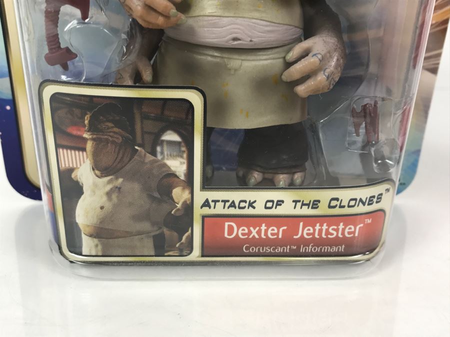STAR WARS Attack of the Clones Dexter Jettster Collection 2 Hasbro 2002 New On Card [Photo 6]
