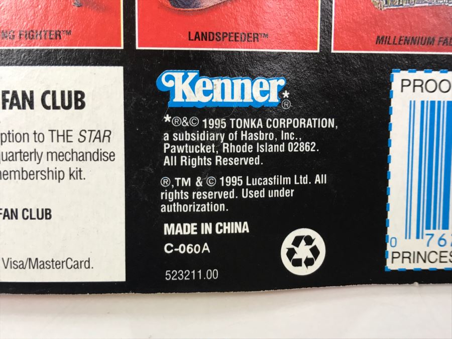 STAR WARS The Power Of The Force Princess Leia Organa Kenner Tonka Hasbro 1995 69570/69579 New On Card [Photo 11]