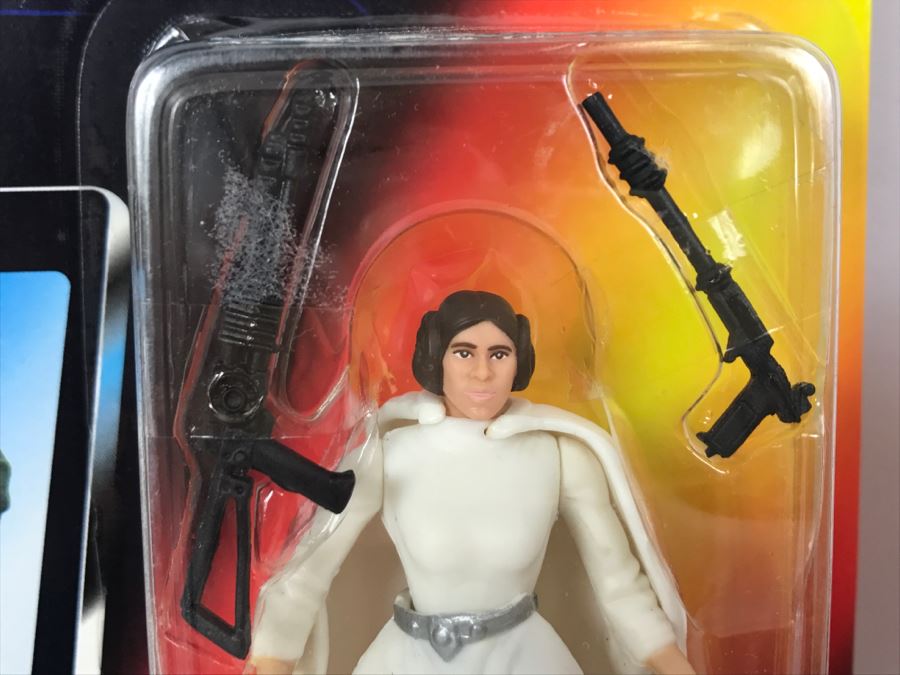 STAR WARS The Power Of The Force Princess Leia Organa Kenner Tonka Hasbro 1995 69570/69579 New On Card [Photo 5]