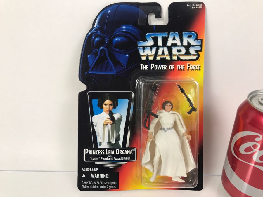 STAR WARS The Power Of The Force Princess Leia Organa Kenner Tonka Hasbro 1995 69570/69579 New On Card [Photo 1]
