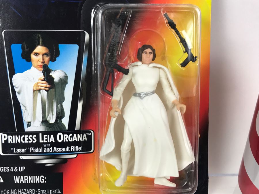 STAR WARS The Power Of The Force Princess Leia Organa Kenner Tonka Hasbro 1995 69570/69579 New On Card [Photo 4]
