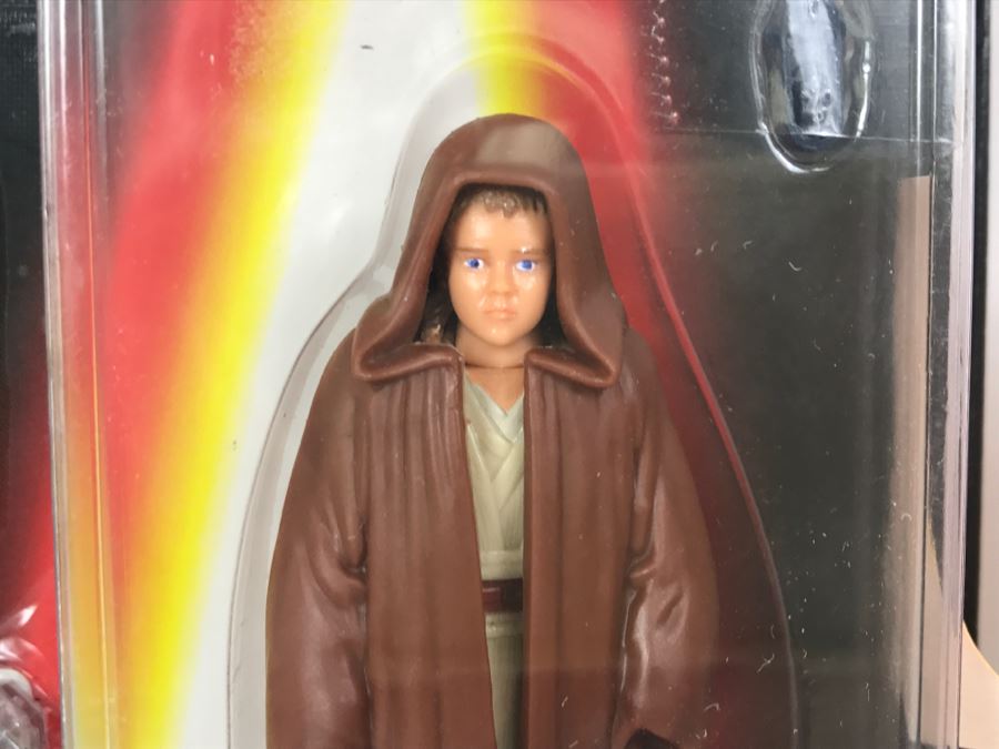 STAR WARS Episode 1 Anakin Skywalker Naboo With Comlink Unit CommTech Chip Collection 1 Hasbro 1999 84085/84112 New On Card [Photo 4]