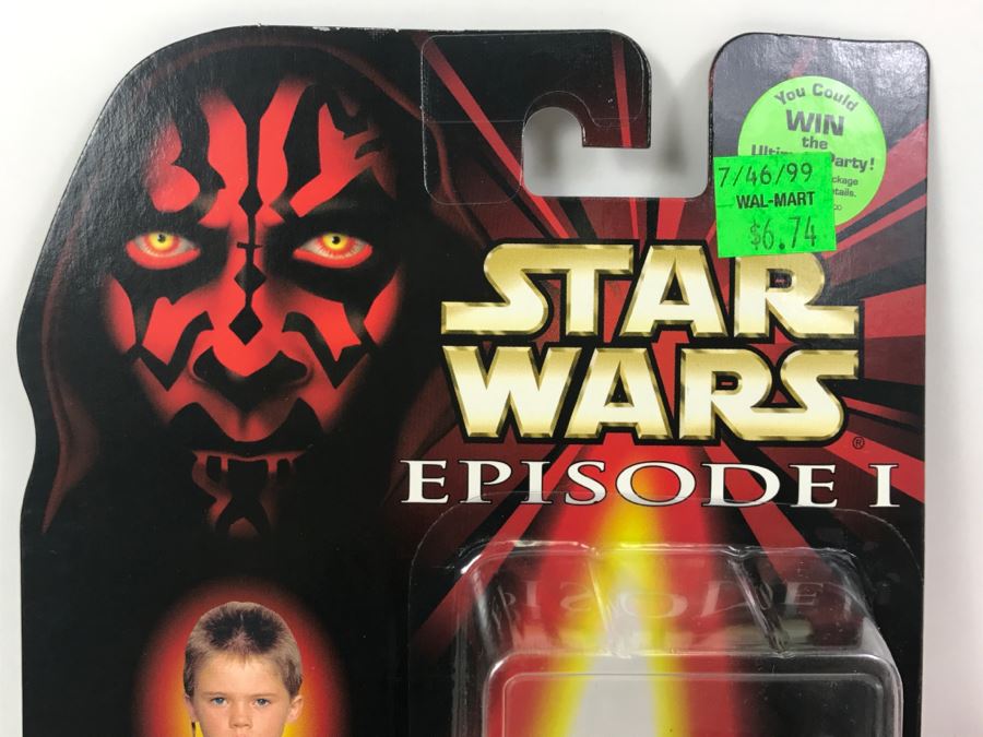 STAR WARS Episode 1 Anakin Skywalker Naboo With Comlink Unit CommTech Chip Collection 1 Hasbro 1999 84085/84112 New On Card [Photo 2]