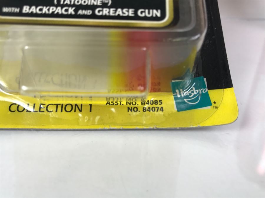 STAR WARS Episode 1 Anakin Skywalker Tatooine With Backpack and Grease Gun CommTech Chip Collection 1 Hasbro 1998 84085/84074 New On Card [Photo 8]