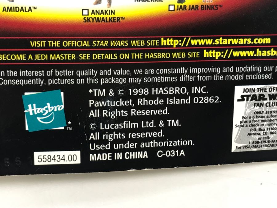 STAR WARS Episode 1 Obi-Wan Kenobi Jedi Duel With LightSaber CommTech Chip Collection 1 Hasbro 1998 84085/84073 New On Card [Photo 10]