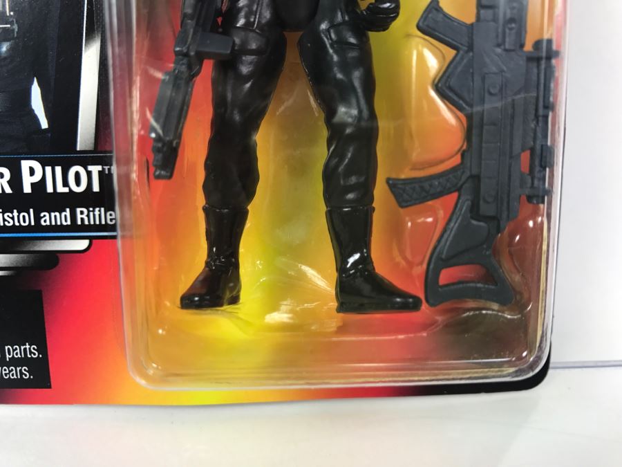 STAR WARS The Power Of The Force TIE Fighter Pilot Kenner Tonka Hasbro 1995 69605/69673 New On Card [Photo 7]