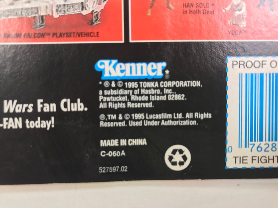 STAR WARS The Power Of The Force TIE Fighter Pilot Kenner Tonka Hasbro 1995 69605/69673 New On Card [Photo 13]