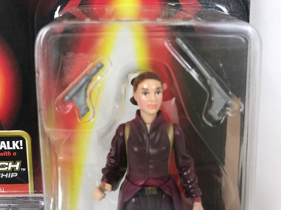 STAR WARS Episode 1 Queen Amidala Naboo with Blaster Pistols CommTech ...